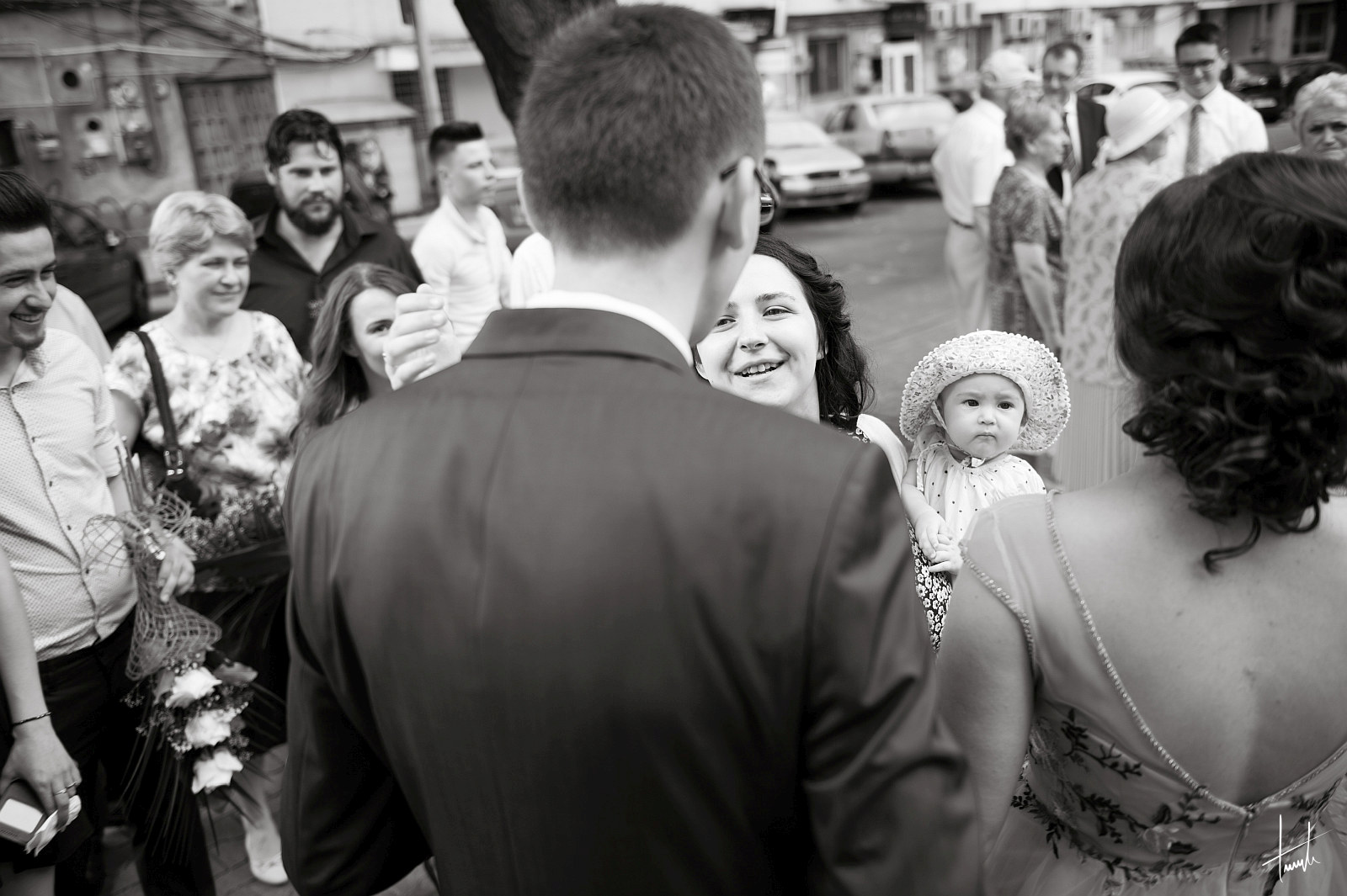 fotografie de nunta alb-negru, Iasi, starea civila